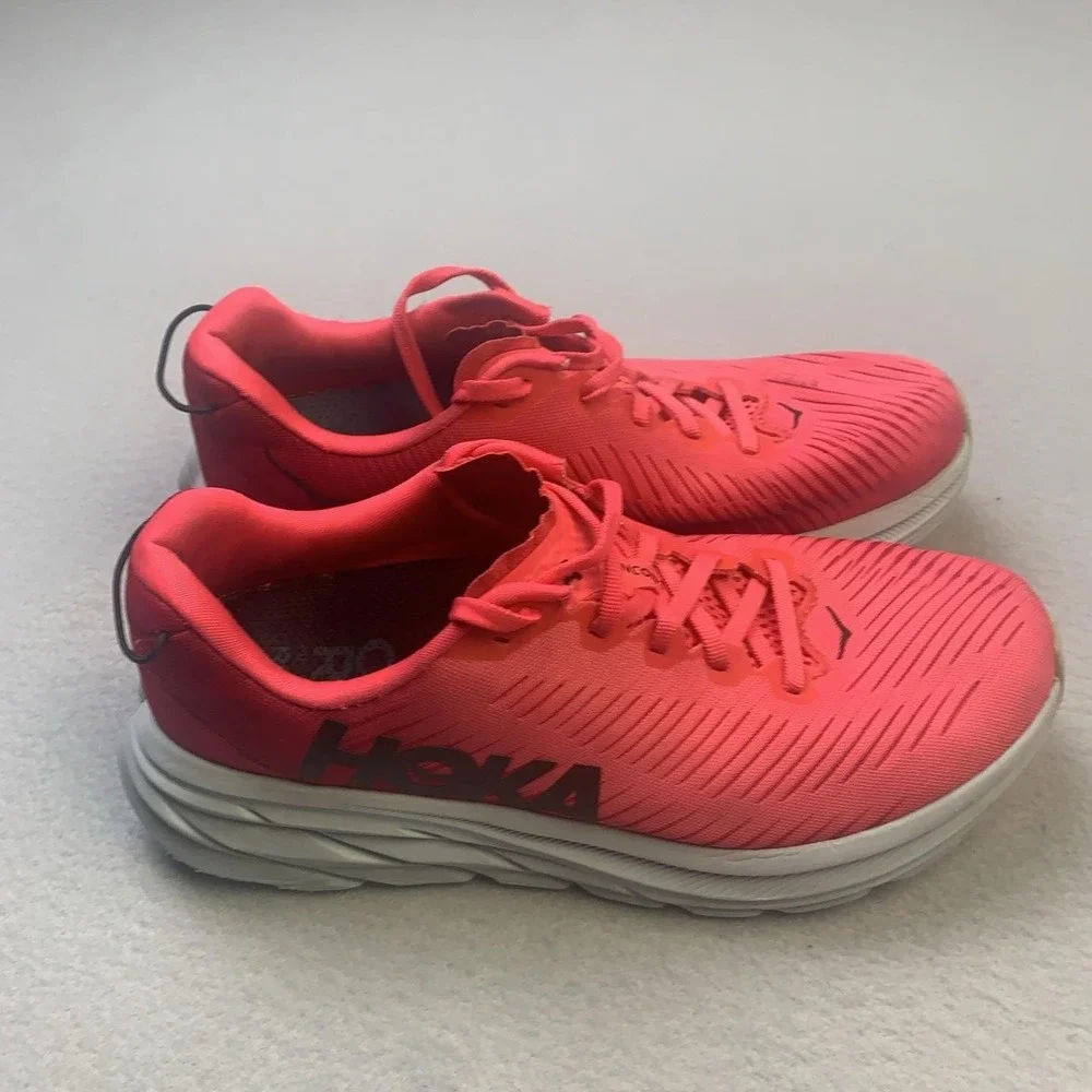 Hoka One One Rincon 3 Shoes Womens Size 8 Pink Running Sneakers 1119396